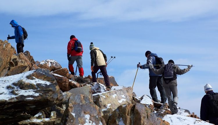 Hiking trails at Mount Kenya
